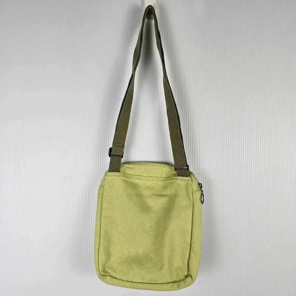 Columbia Omni Shield Womens Crossbody Purse Bag Canvas Green Yellow - Picture 2 of 10
